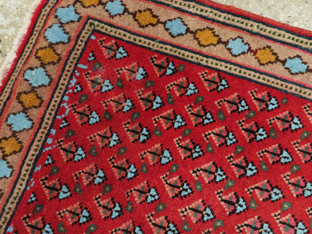 Vintage Persian Kashan Rug, No.21240 - Staging