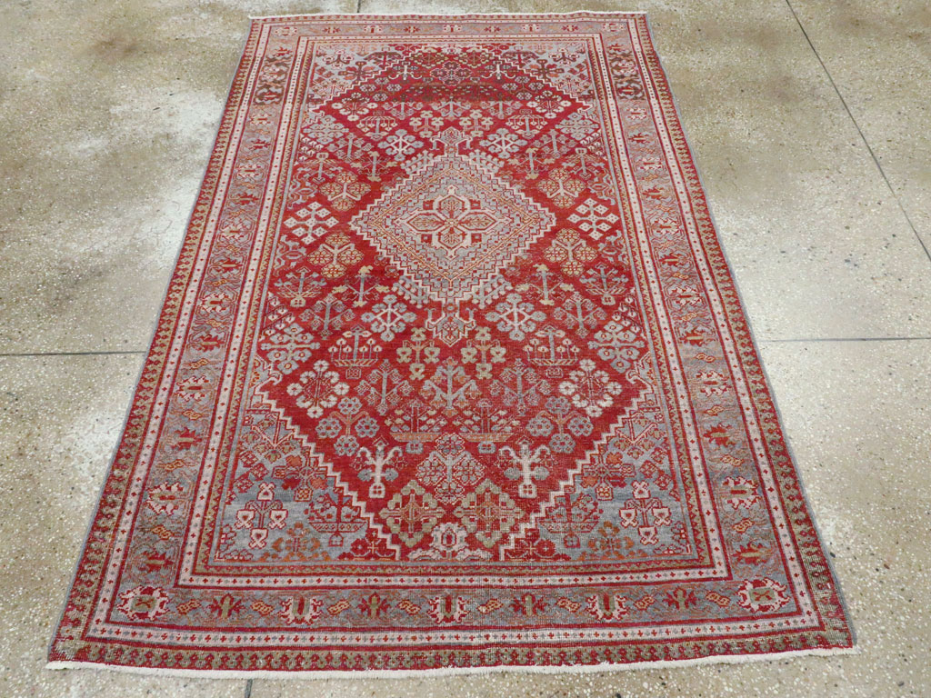 Vintage Persian Joshegan Rug, No.21245 - Staging