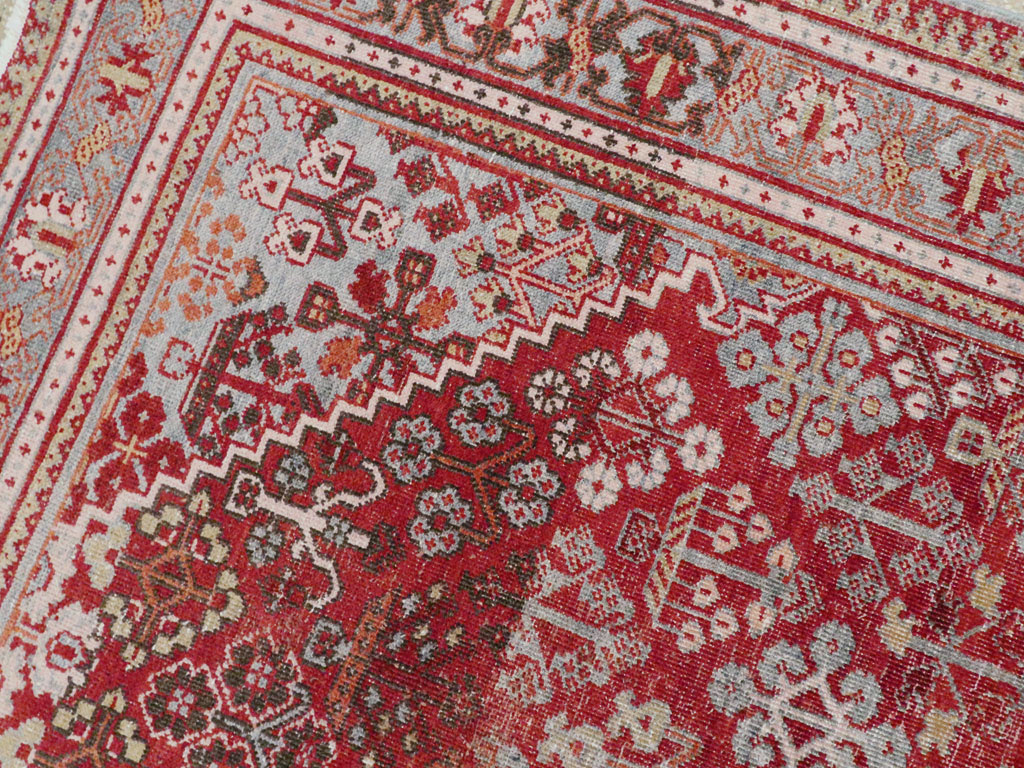 Vintage Persian Joshegan Rug, No.21245 - Staging