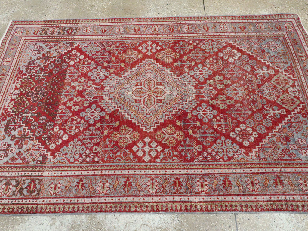 Vintage Persian Joshegan Rug, No.21245 - Staging