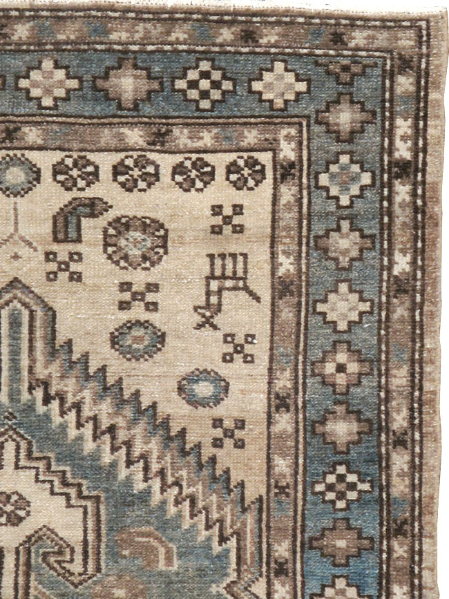 Vintage Persian Malayer Rug, No.21246 - Staging