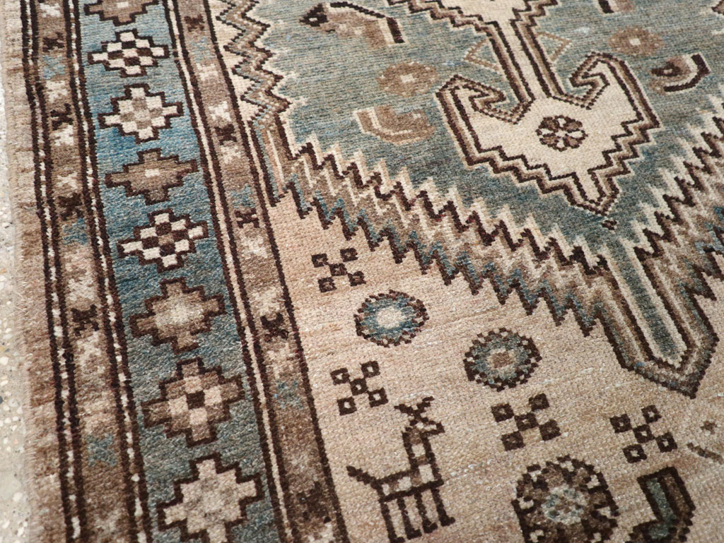 Vintage Persian Malayer Rug, No.21246 - Staging
