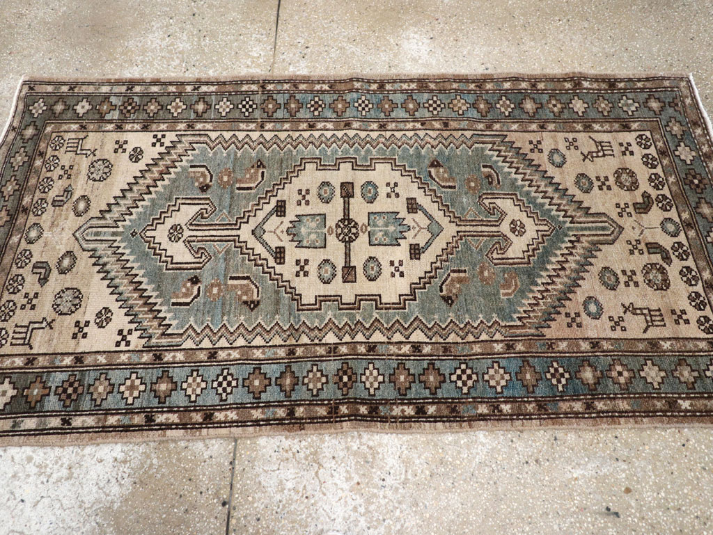 Vintage Persian Malayer Rug, No.21246 - Staging