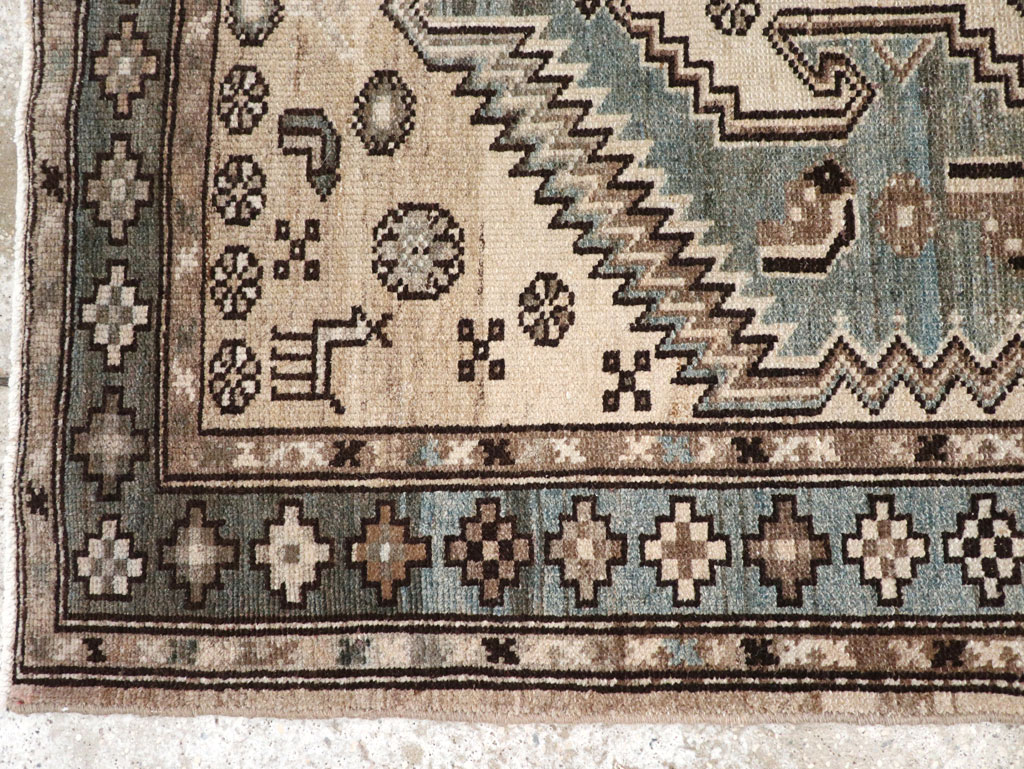 Vintage Persian Malayer Rug, No.21246 - Staging