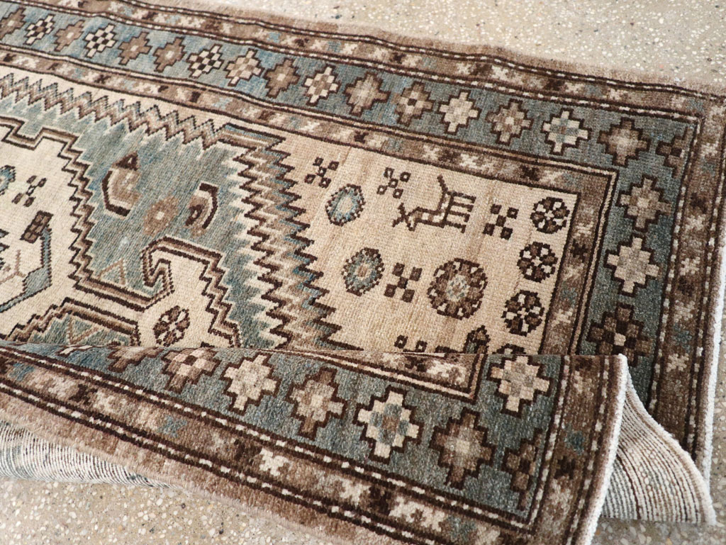 Vintage Persian Malayer Rug, No.21246 - Staging