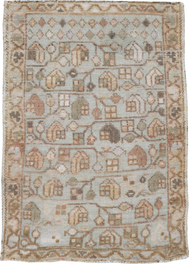 Vintage Persian Malayer Rug, No.21251 - Staging