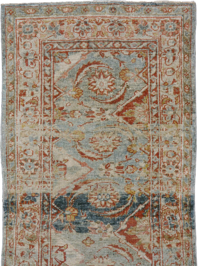 Antique Persian Tabriz Runner, No.21254 - Staging