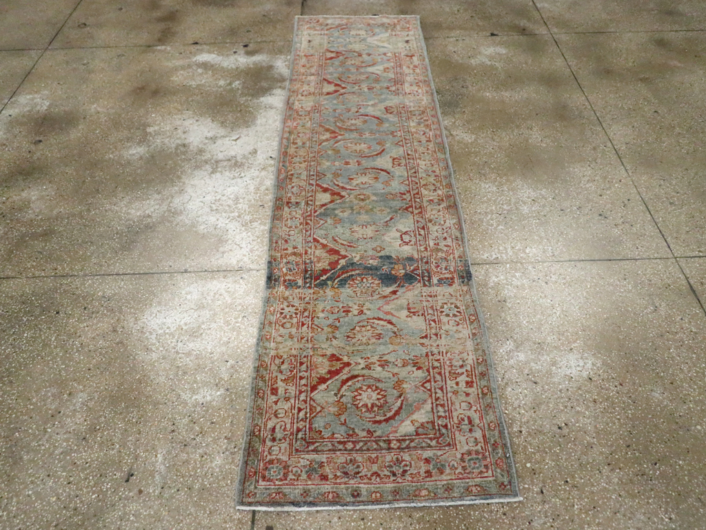 Antique Persian Tabriz Runner, No.21254 - Staging