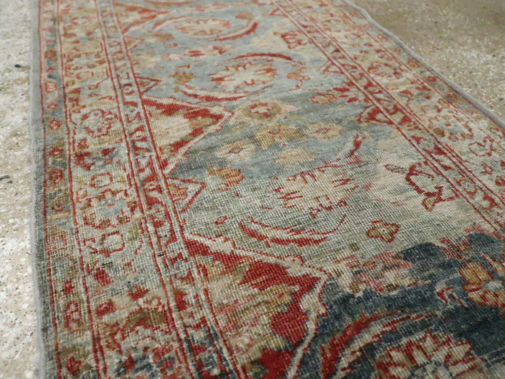 Antique Persian Tabriz Runner, No.21254 - Staging