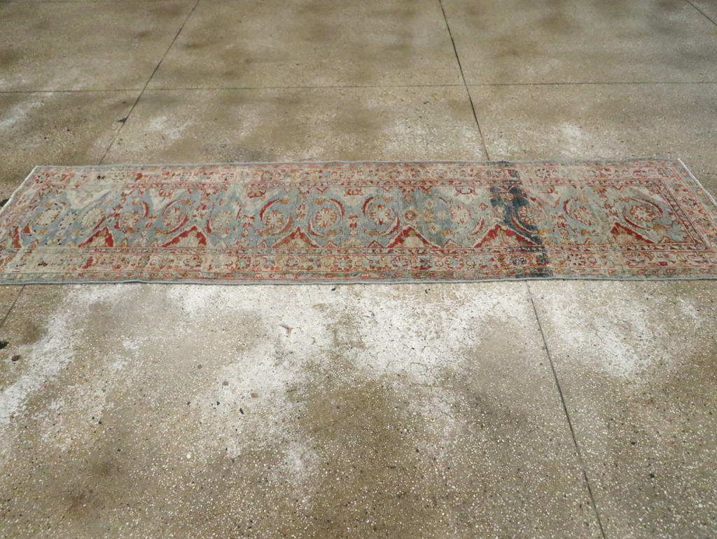 Antique Persian Tabriz Runner, No.21254 - Staging