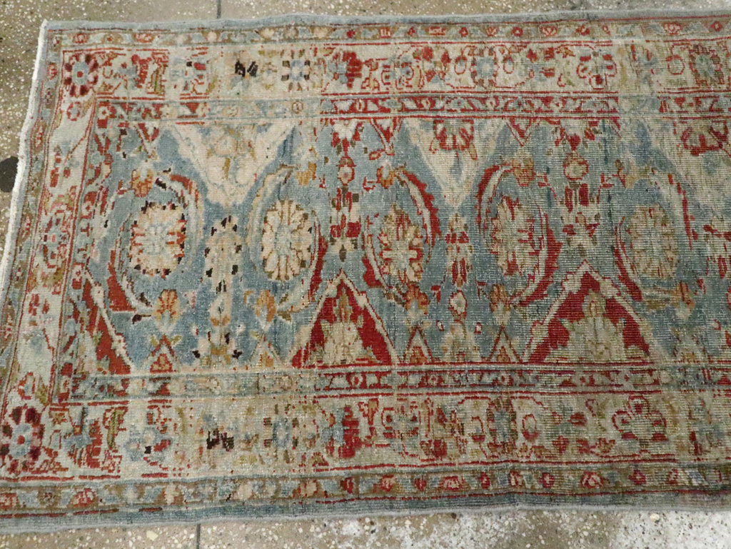 Antique Persian Tabriz Runner, No.21254 - Staging