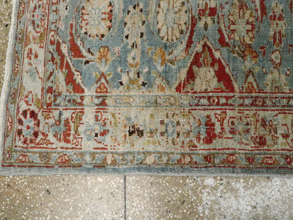 Antique Persian Tabriz Runner, No.21254 - Staging