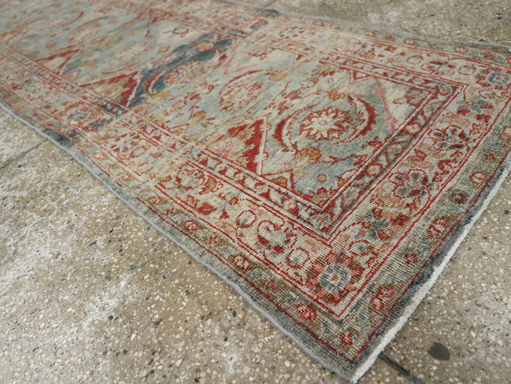 Antique Persian Tabriz Runner, No.21254 - Staging