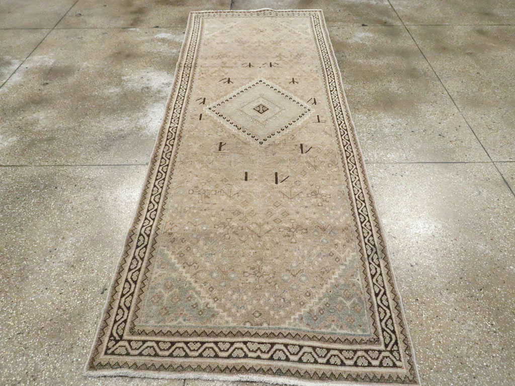 Vintage Persian Joshegan Runner, No.21258 - Staging