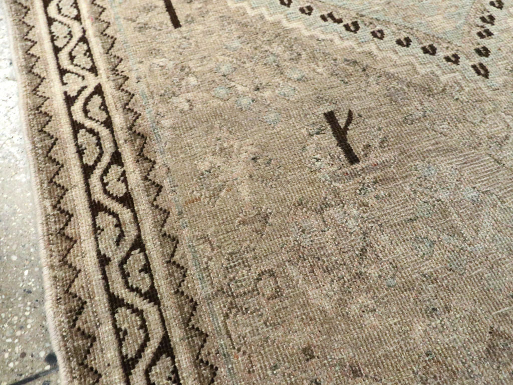 Vintage Persian Joshegan Runner, No.21258 - Staging