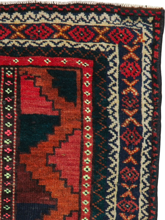 Vintage Persian Baluch Rug, No.21262 - Staging