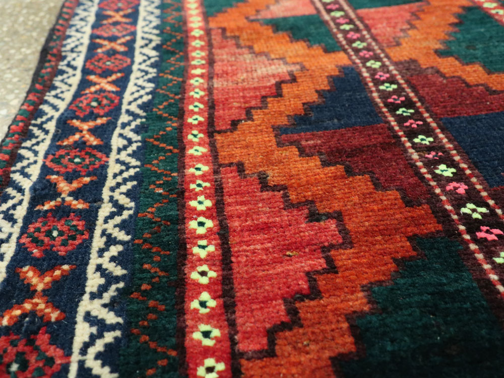 Vintage Persian Baluch Rug, No.21262 - Staging