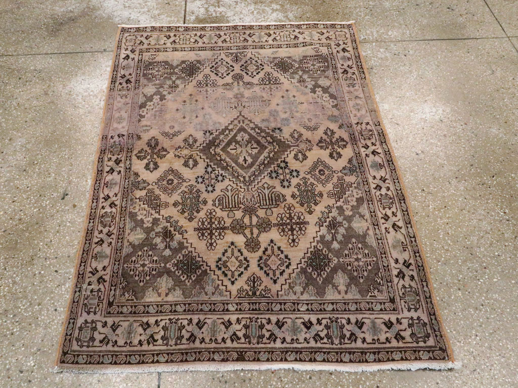 Vintage Persian Joshegan Rug, No.21264 - Staging