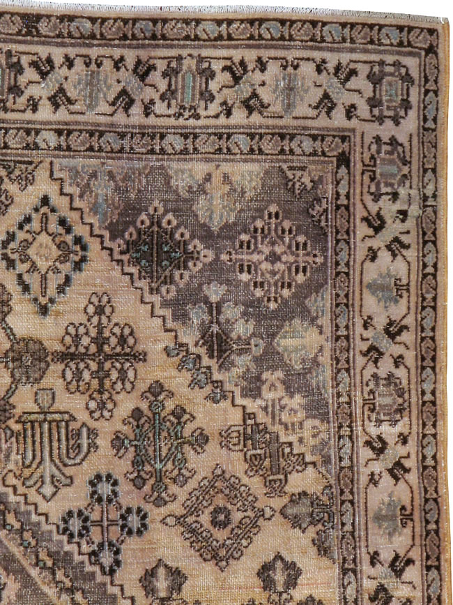 Vintage Persian Joshegan Rug, No.21264 - Staging