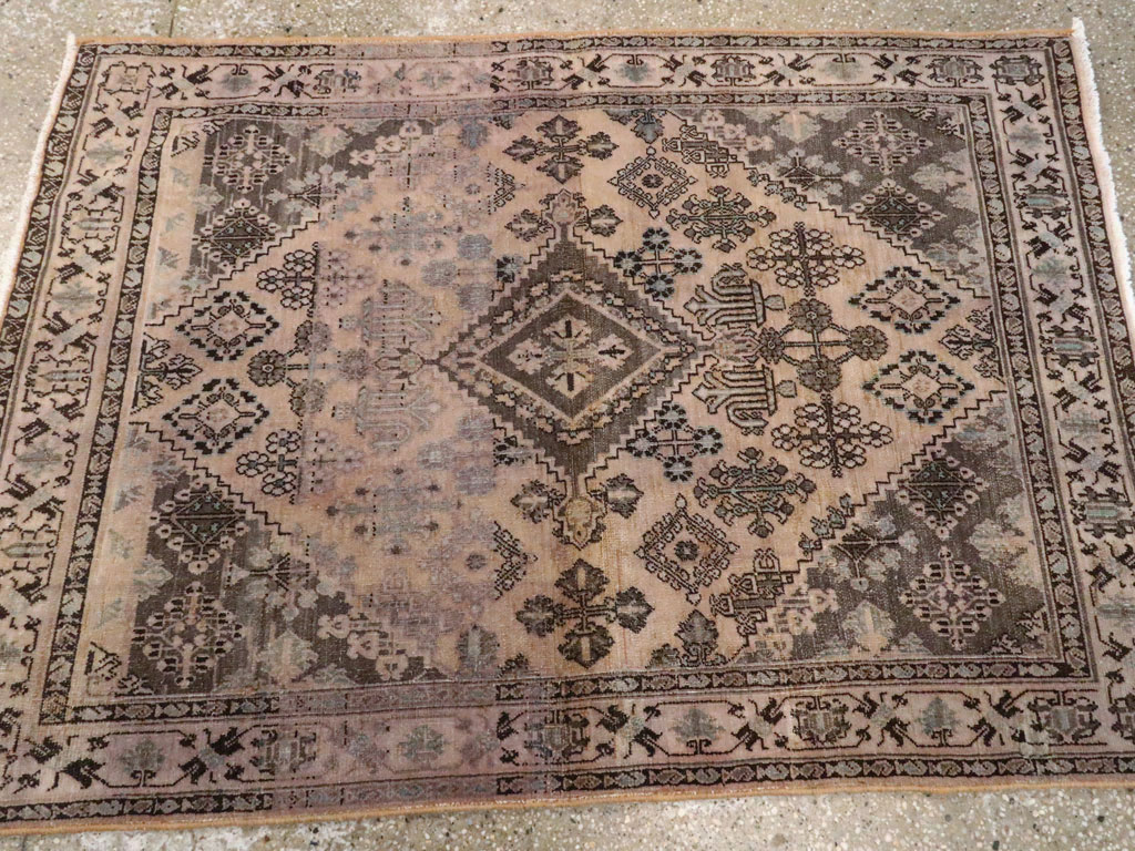 Vintage Persian Joshegan Rug, No.21264 - Staging