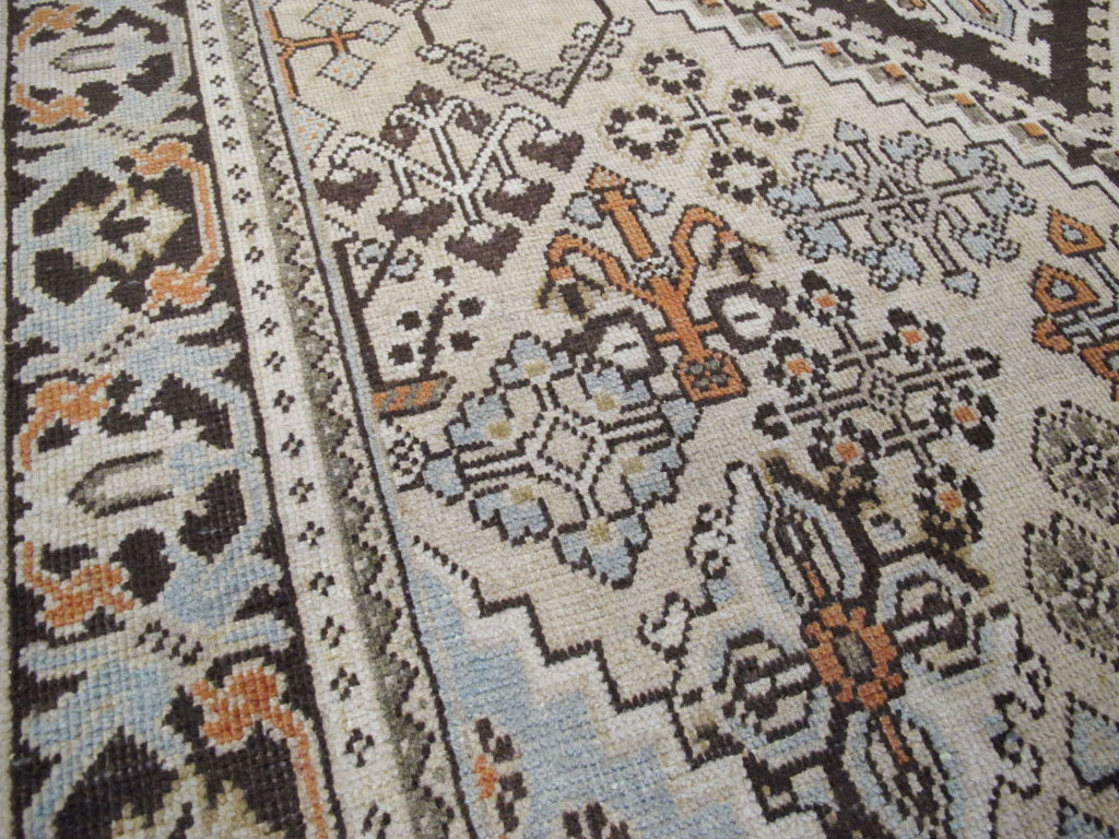 Vintage Persian Joshegan Rug (Pair: 2 of 2), No.21267 - Staging