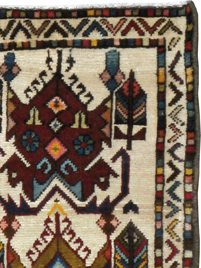 Antique Persian Afshar Rug, No.21274 - Staging