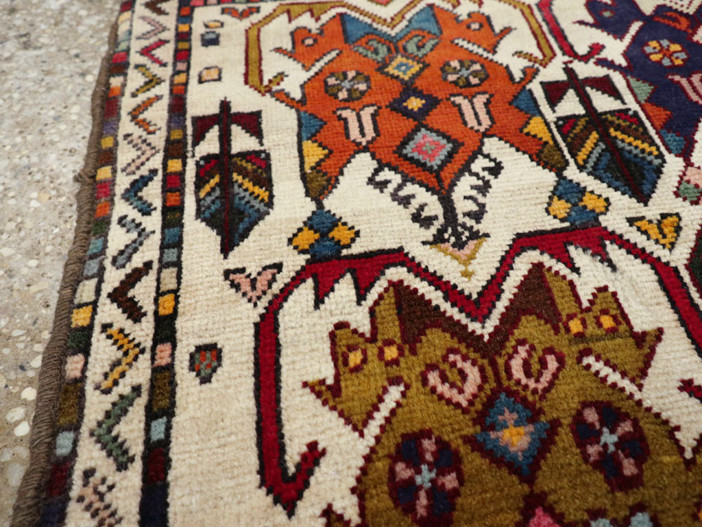 Antique Persian Afshar Rug, No.21274 - Staging