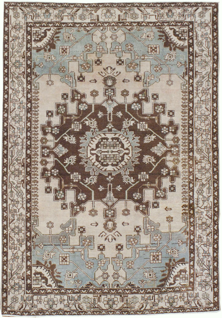 Vintage Persian Malayer Rug, No.21275 - Staging