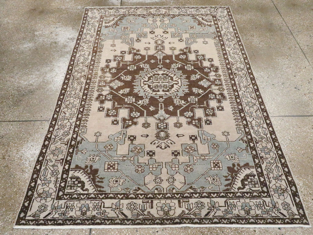 Vintage Persian Malayer Rug, No.21275 - Staging