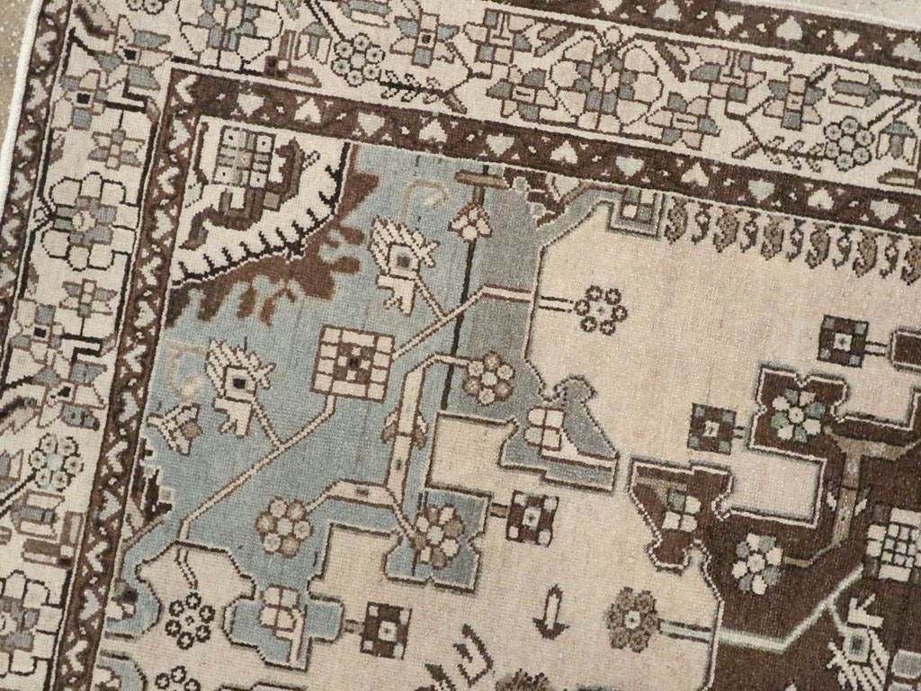 Vintage Persian Malayer Rug, No.21275 - Staging