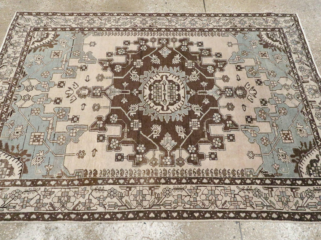 Vintage Persian Malayer Rug, No.21275 - Staging