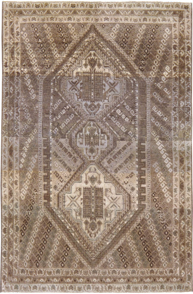 Antique Persian Afshar Rug, No.21276 - Staging