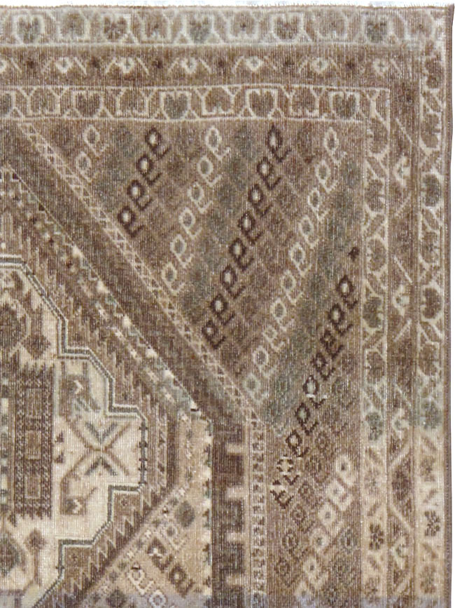 Antique Persian Afshar Rug, No.21276 - Staging