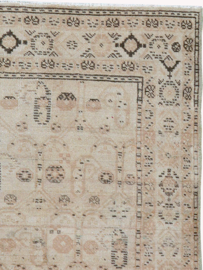 Vintage Persian Afshar Accent Rug, No.21280 - Staging