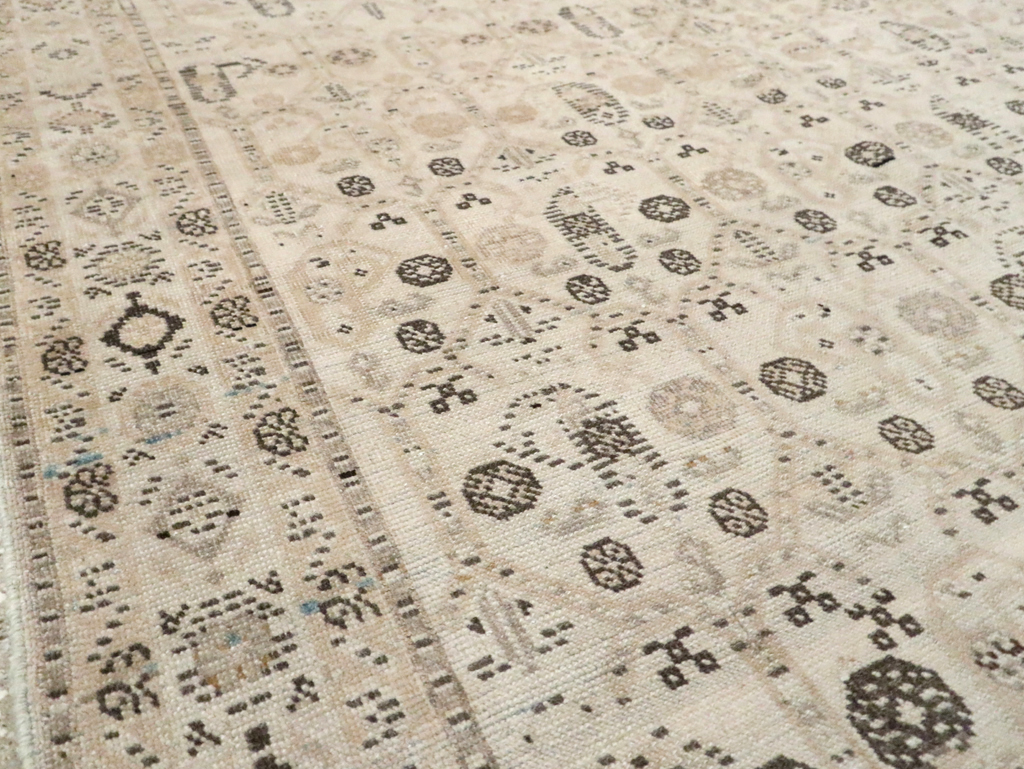 Vintage Persian Afshar Accent Rug, No.21280 - Staging