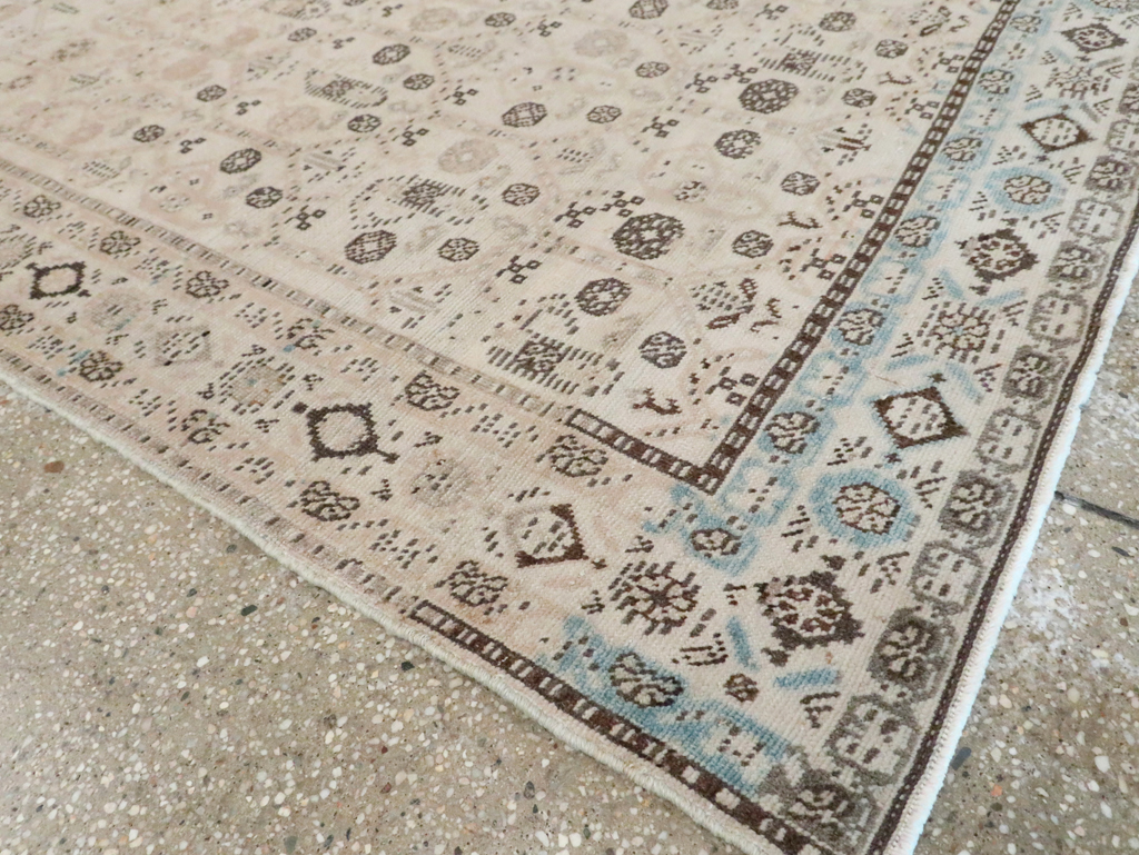 Vintage Persian Afshar Accent Rug, No.21280 - Staging