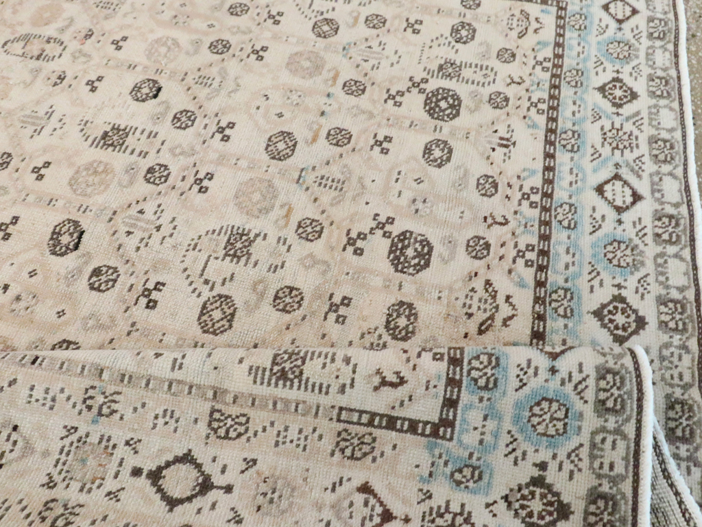 Vintage Persian Afshar Accent Rug, No.21280 - Staging