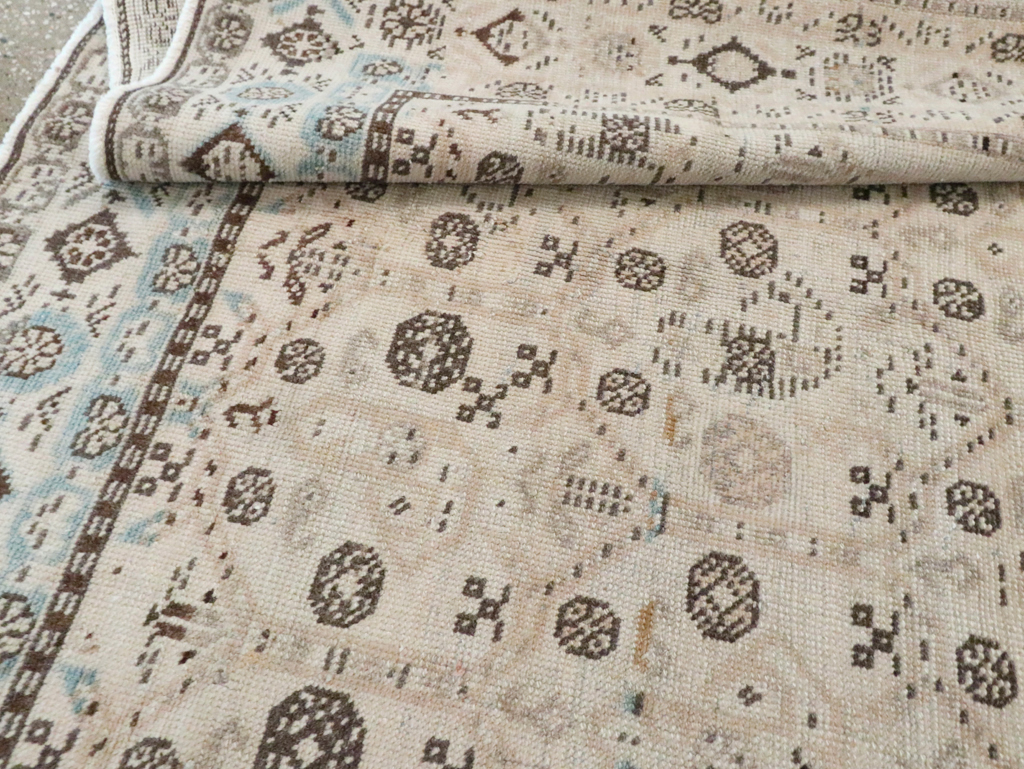 Vintage Persian Afshar Accent Rug, No.21280 - Staging