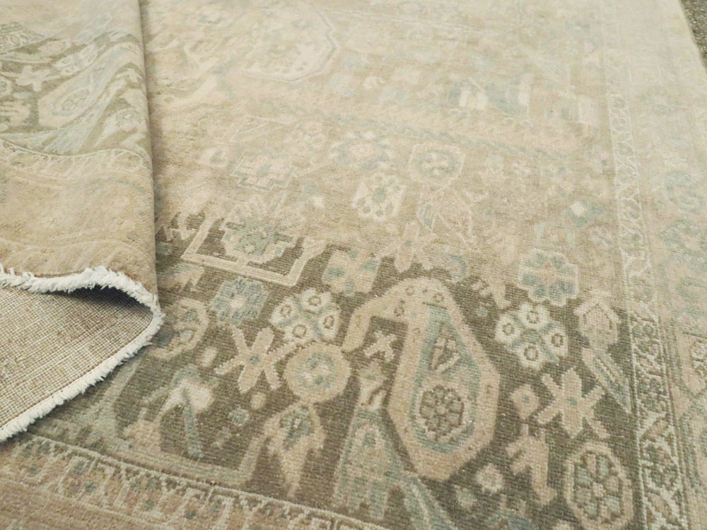 Vintage Persian Afshar Rug, No.21281 - Staging