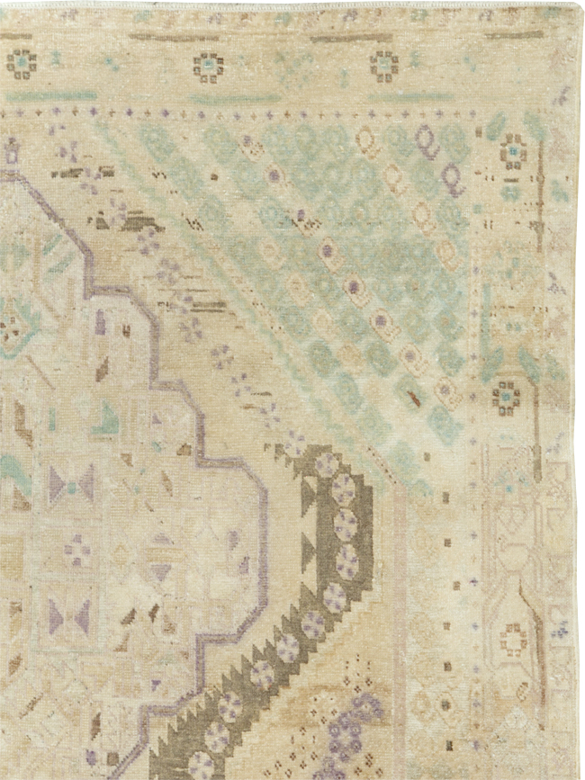 Vintage Persian Afshar Rug, No.21282 - Staging