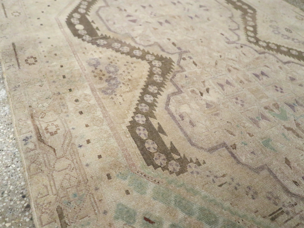 Vintage Persian Afshar Rug, No.21282 - Staging