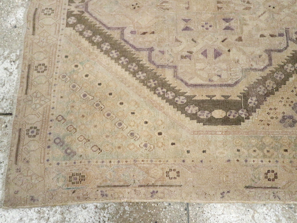 Vintage Persian Afshar Rug, No.21282 - Staging