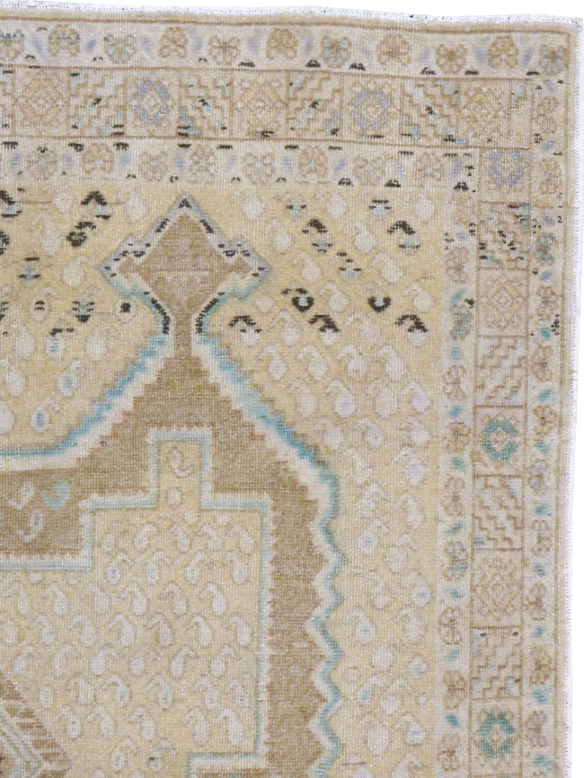 Vintage Persian Afshar Rug, No.21287 - Staging