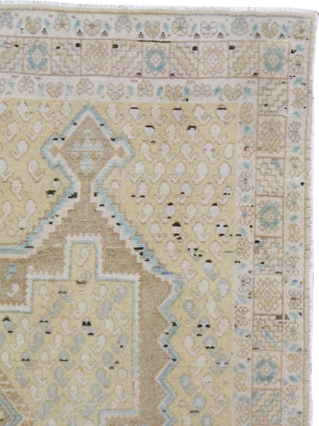 Vintage Persian Afshar Rug, No.21287 - Staging