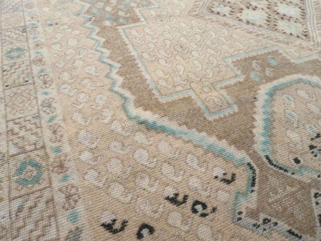 Vintage Persian Afshar Rug, No.21287 - Staging