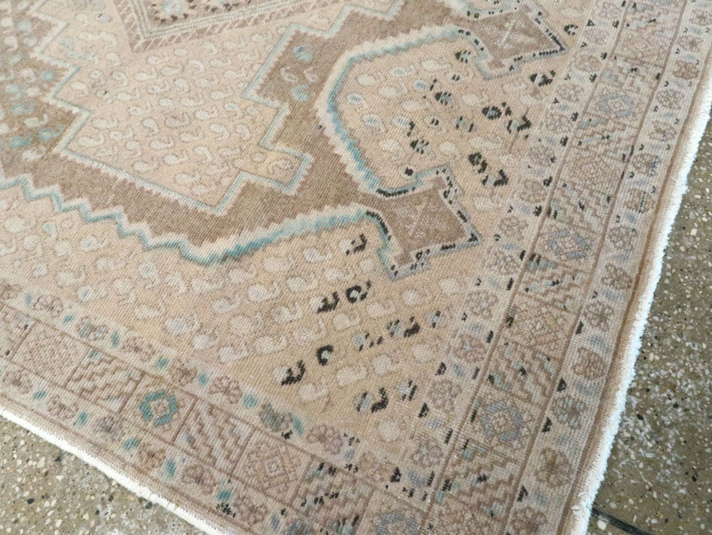 Vintage Persian Afshar Rug, No.21287 - Staging