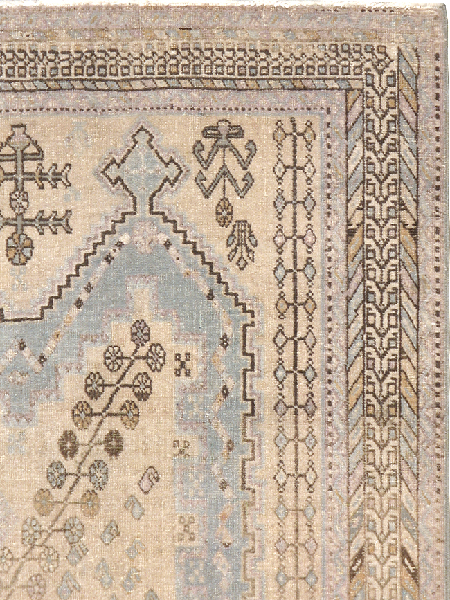 Vintage Persian Afshar Rug, No.21288 - Staging