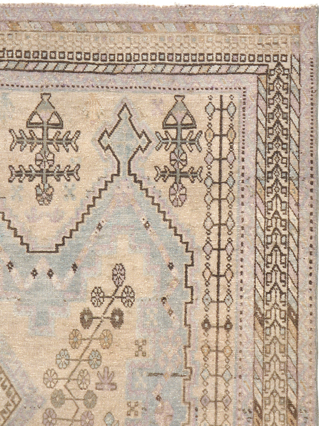 Vintage Persian Afshar Rug, No.21288 - Staging