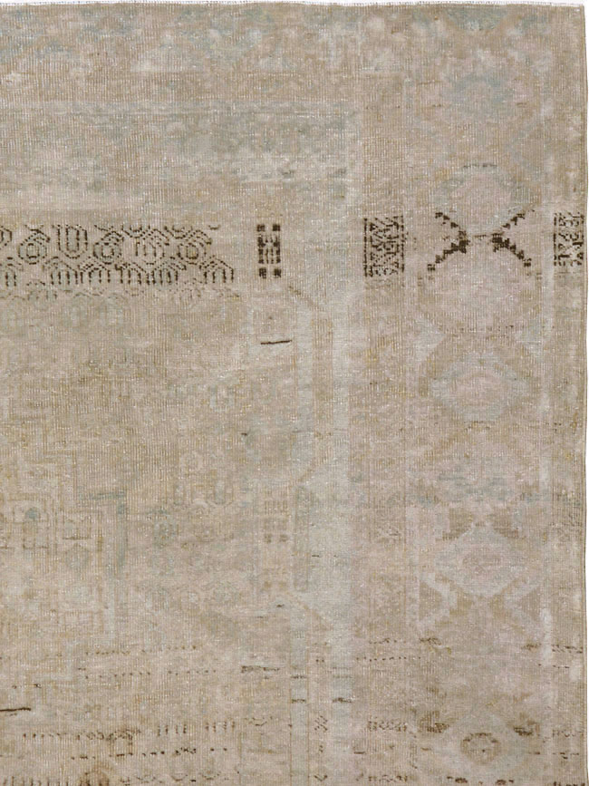 Vintage Persian Afshar Rug, No.21300 - Staging