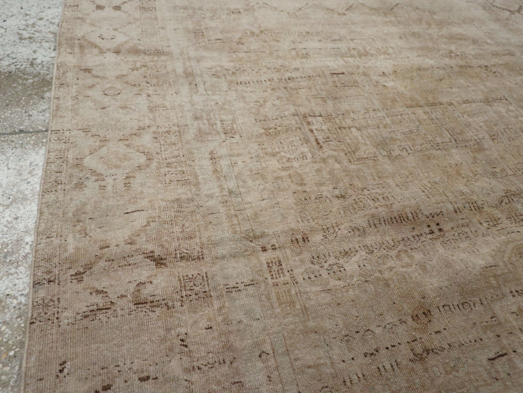 Vintage Persian Afshar Rug, No.21300 - Staging